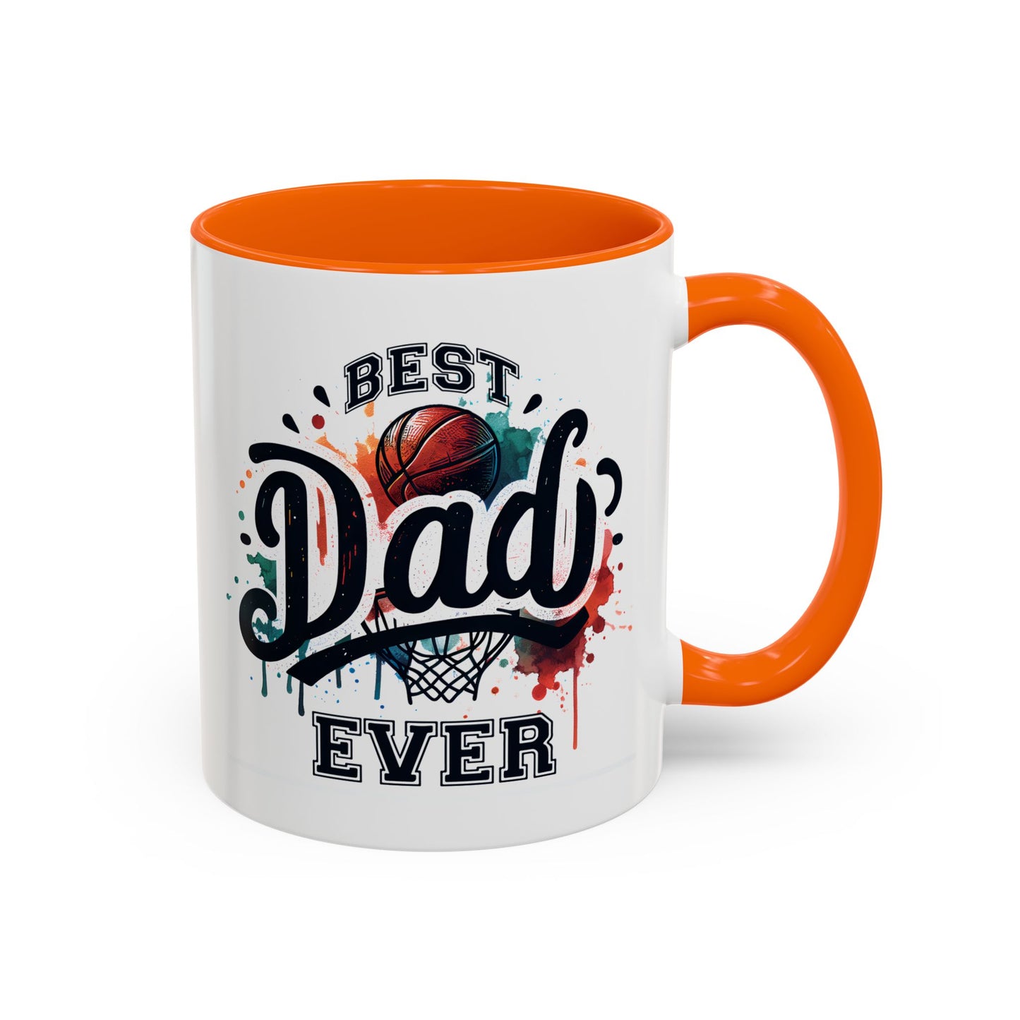 Father's Day Mug - Best Dad Ever Basketball