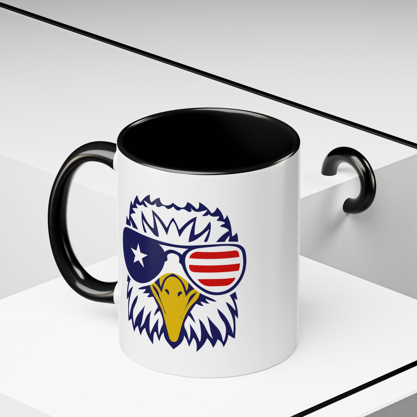 4th of July Mug - Cool American Eagle