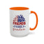4th of July Mug - Friends Family Freedom Sunflower