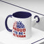 4th of July Mug - Proud to Be a Veteran Sunflower