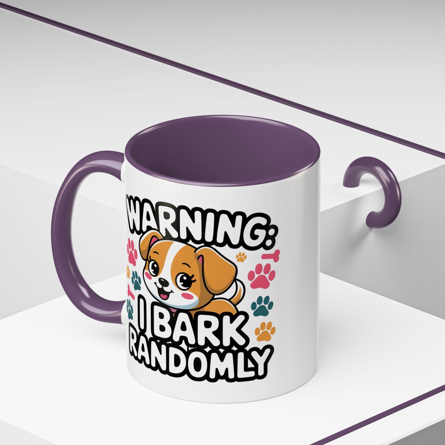 Animal Mug - Warning I Bark Randomly