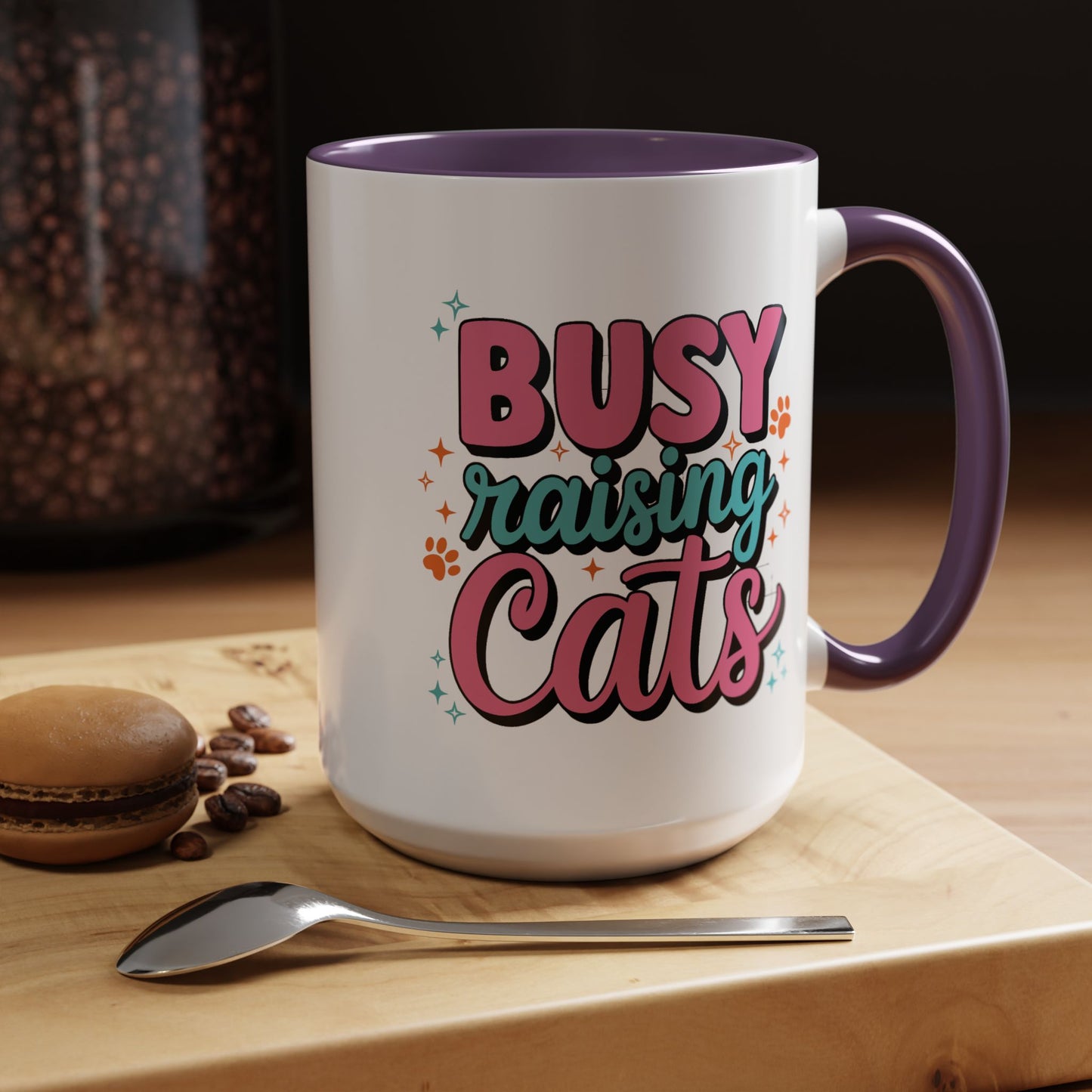 Animal Mug - Busy Raising Cats
