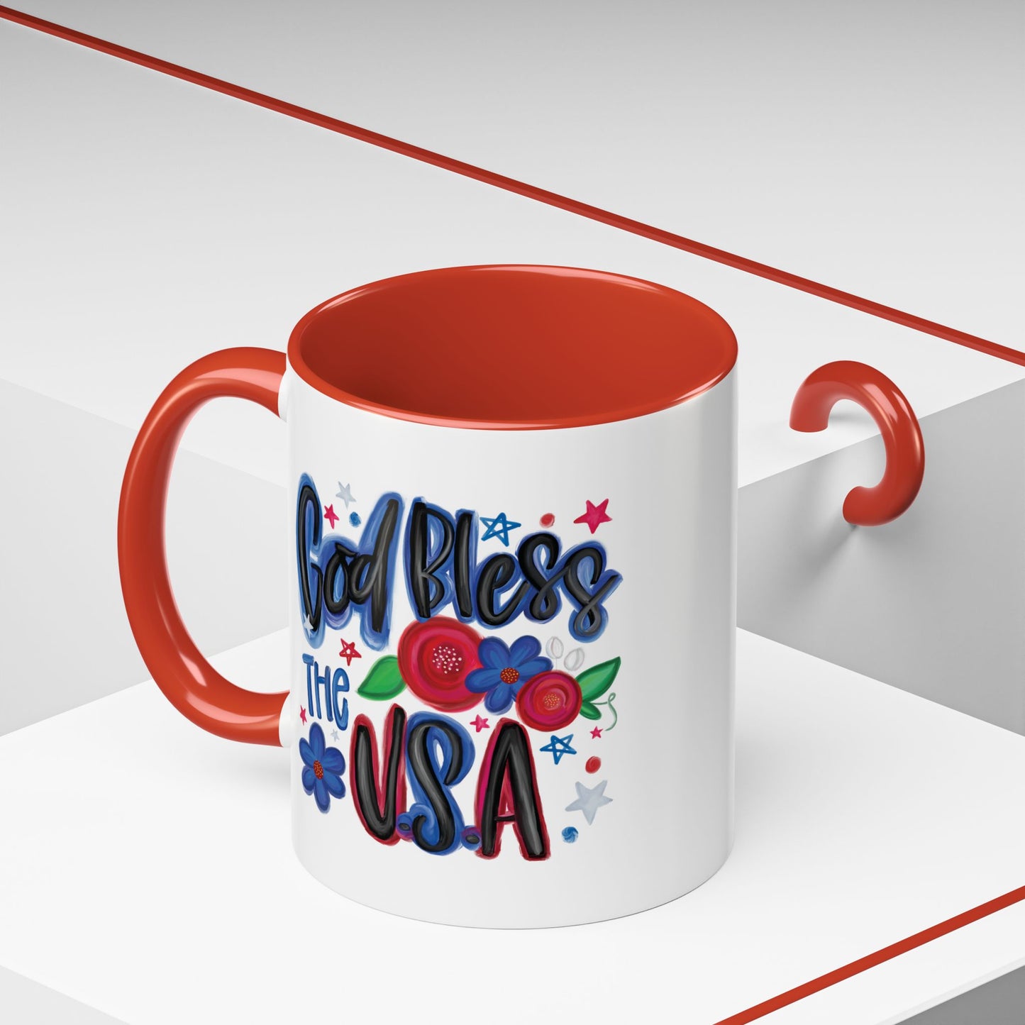 Religious Mug - God Bless Graffiti