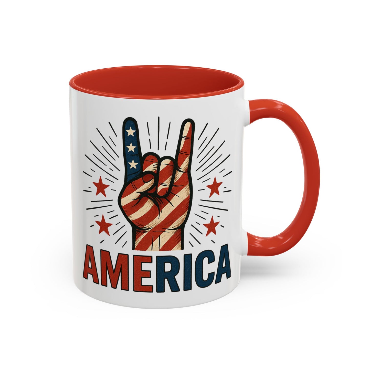4th of July Mug - America Rock On