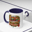 Christmas Mug - Happy Holidays White & Red Text Steam Locomotive