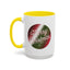 Christmas Mug - Merry Christmas White and Red Text Decoration