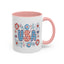4th of July Mug - USA Preppy Floral
