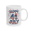 4th of July Mug - Happy 4th of July American Flag