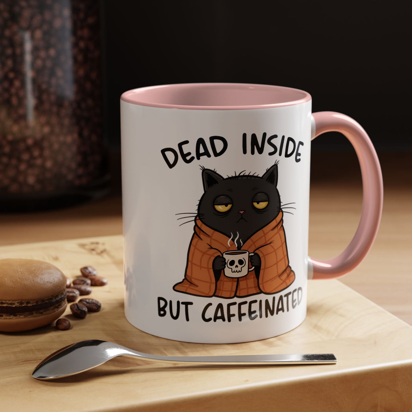 Animal Mug - Dead Inside But Caffeinated