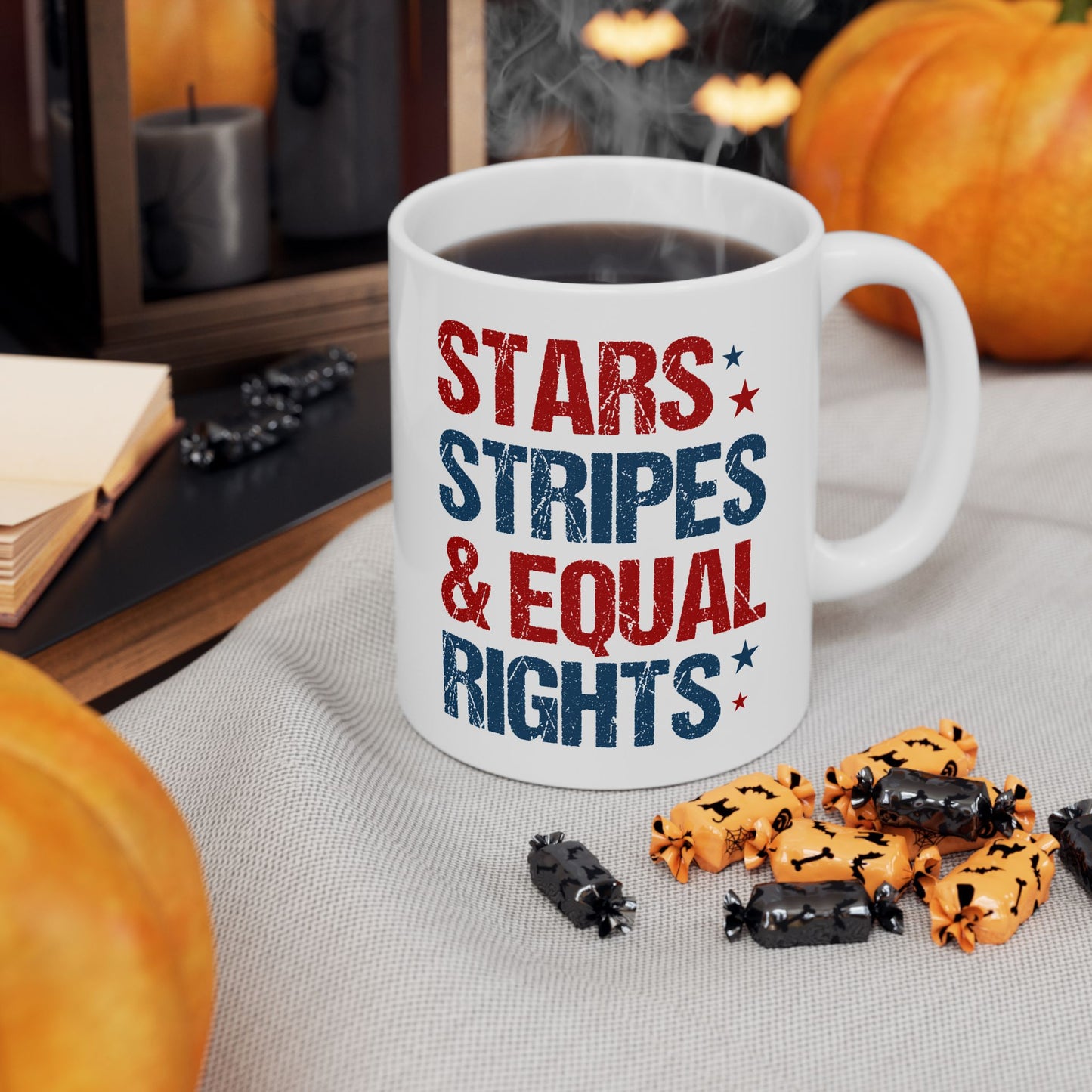4th of July Mug - Stars Stripes & Equal Rights
