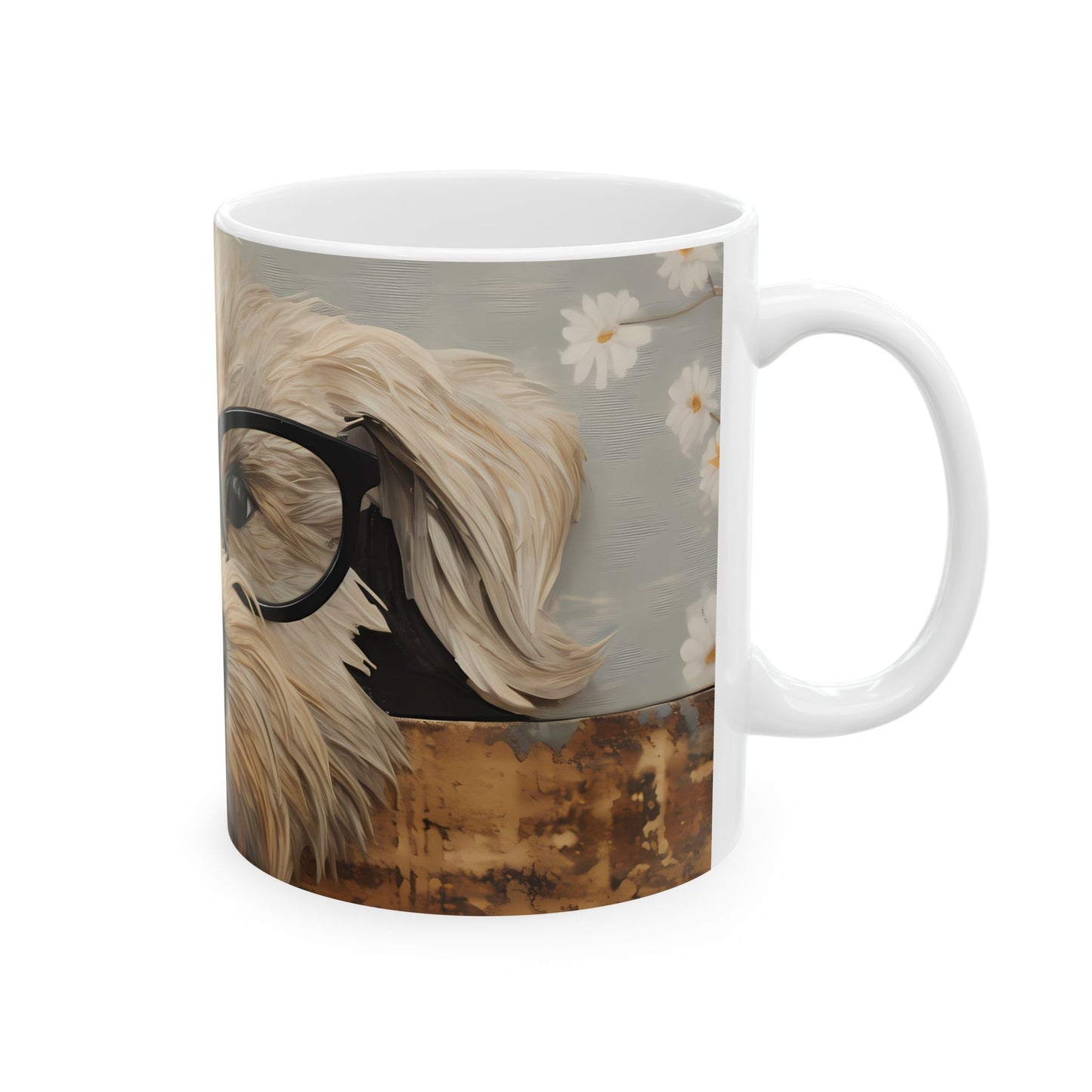 Artistic Mug - Felted Dog 4