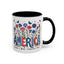 4th of July Mug - Floral America Patriotic