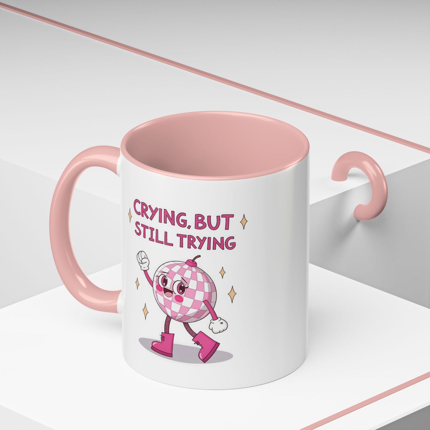 Wellness Mug - Crying But Still Trying