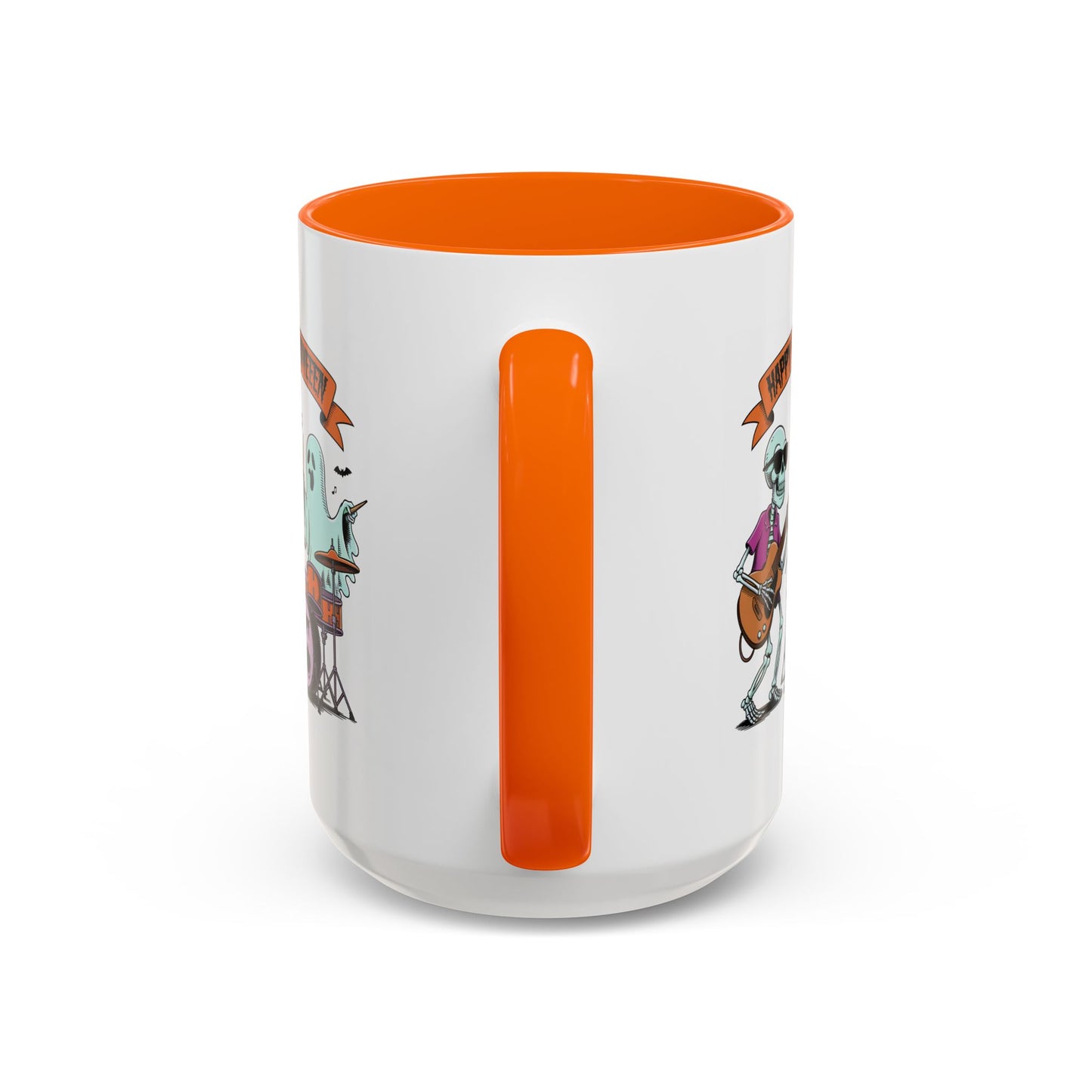 Halloween Mug - Skeleton & Ghost Band