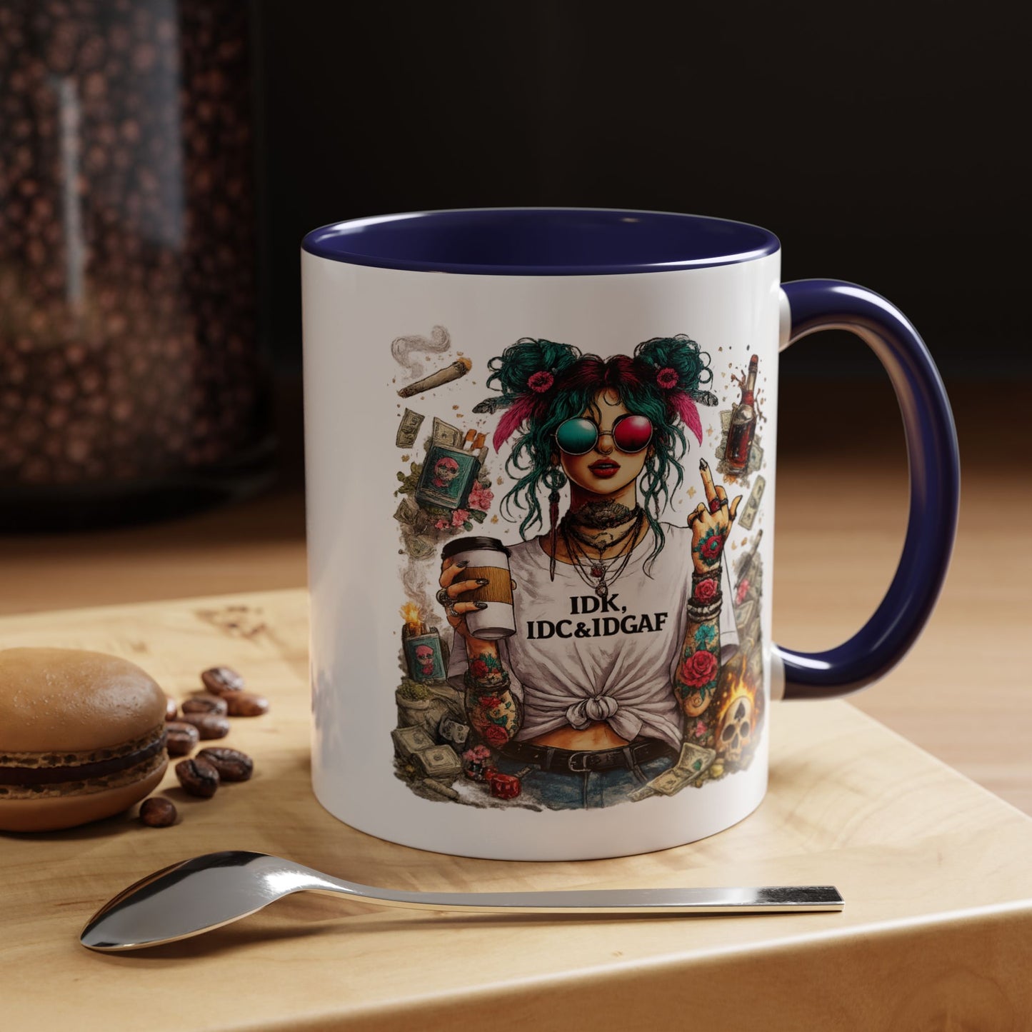 Humor Mug - The IDK IDC & IDGAF