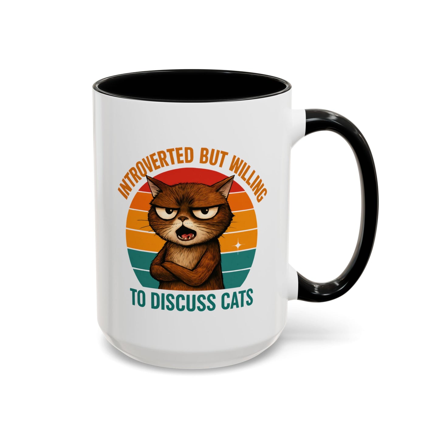 Animal Mug - Introverted But Willing To Discuss Cats