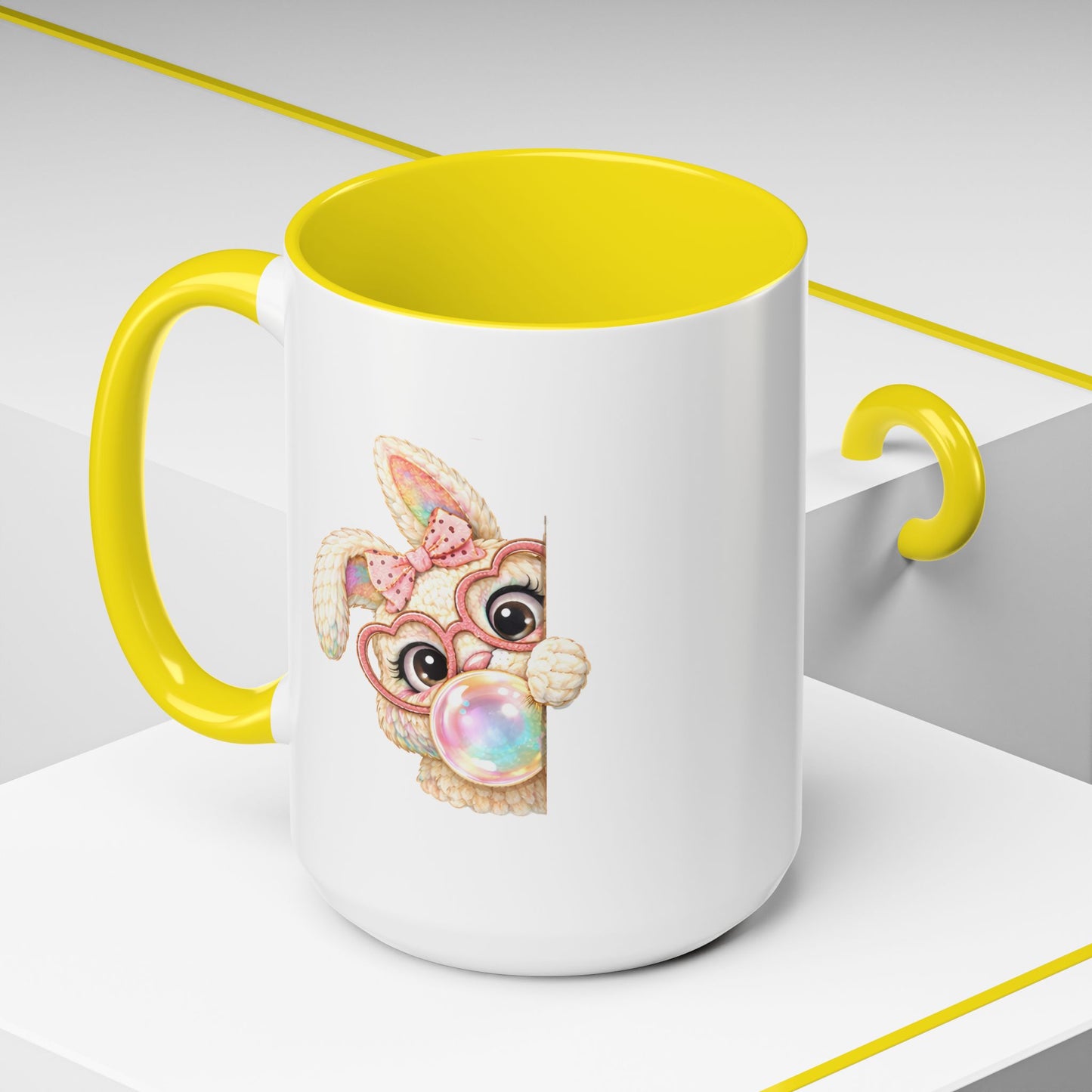 Easter Mug - Peaking Easter Bunny