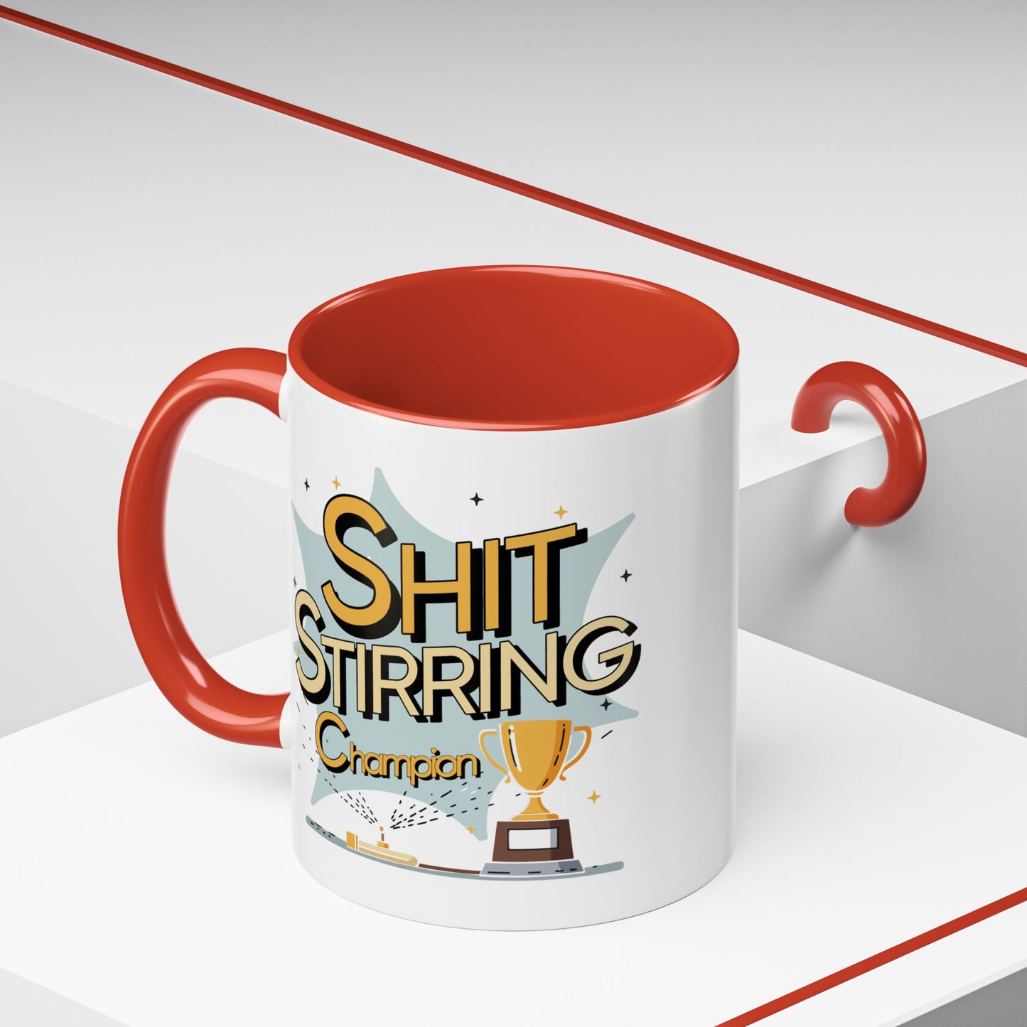 Adult Mug - Shit Stirring Champion