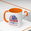 4th of July Mug - Friends Family Freedom Sunflower