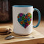 Animal Mug - Dog Paws Heart
