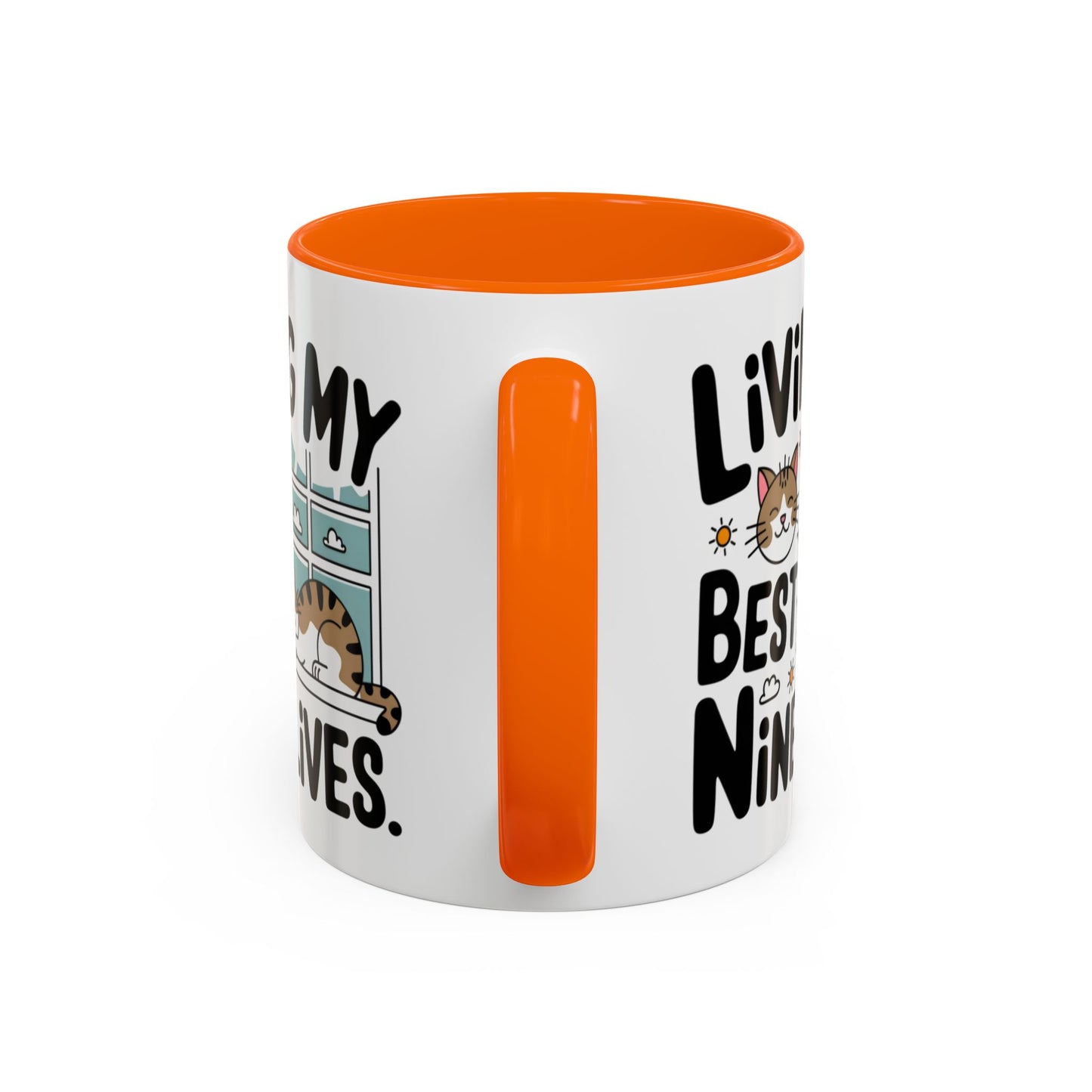 Animal Mug - Living My Best Nine Lives