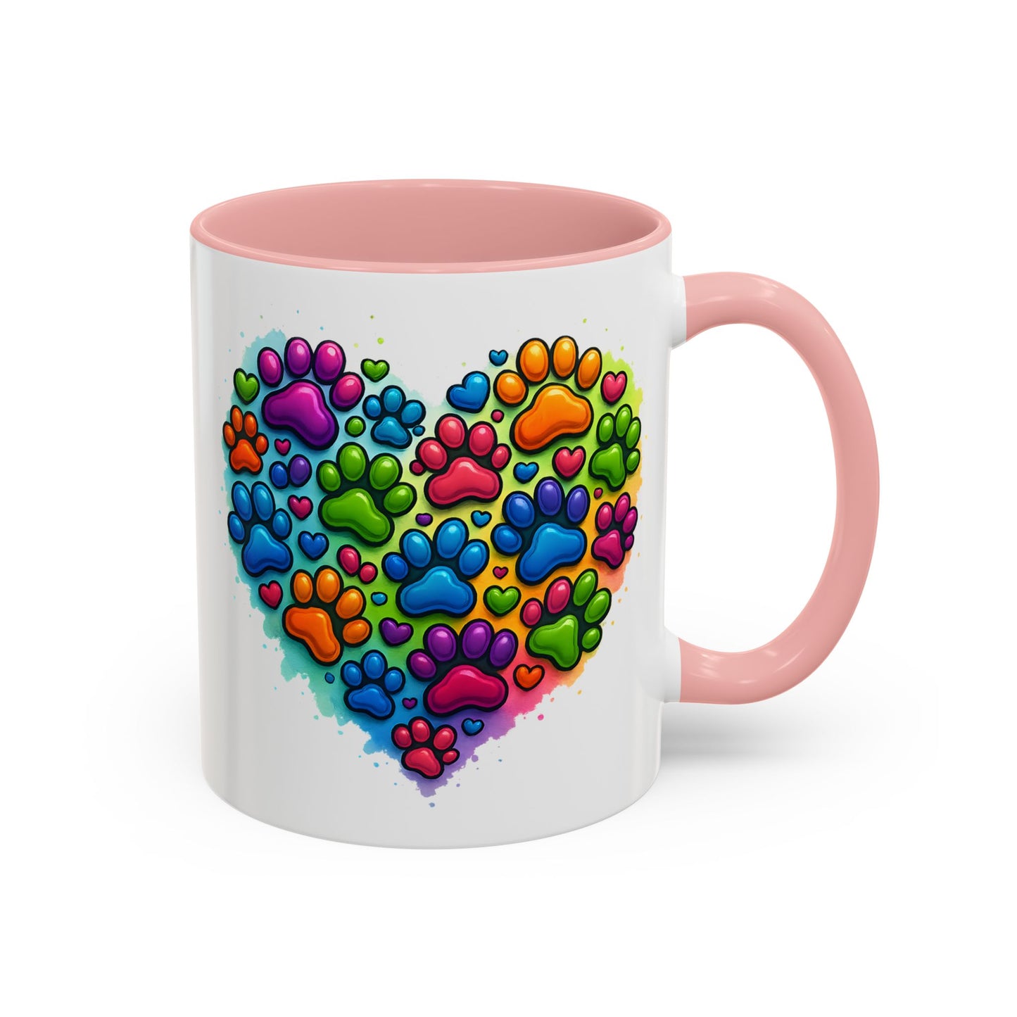 Animal Mug - Dog Paws Heart