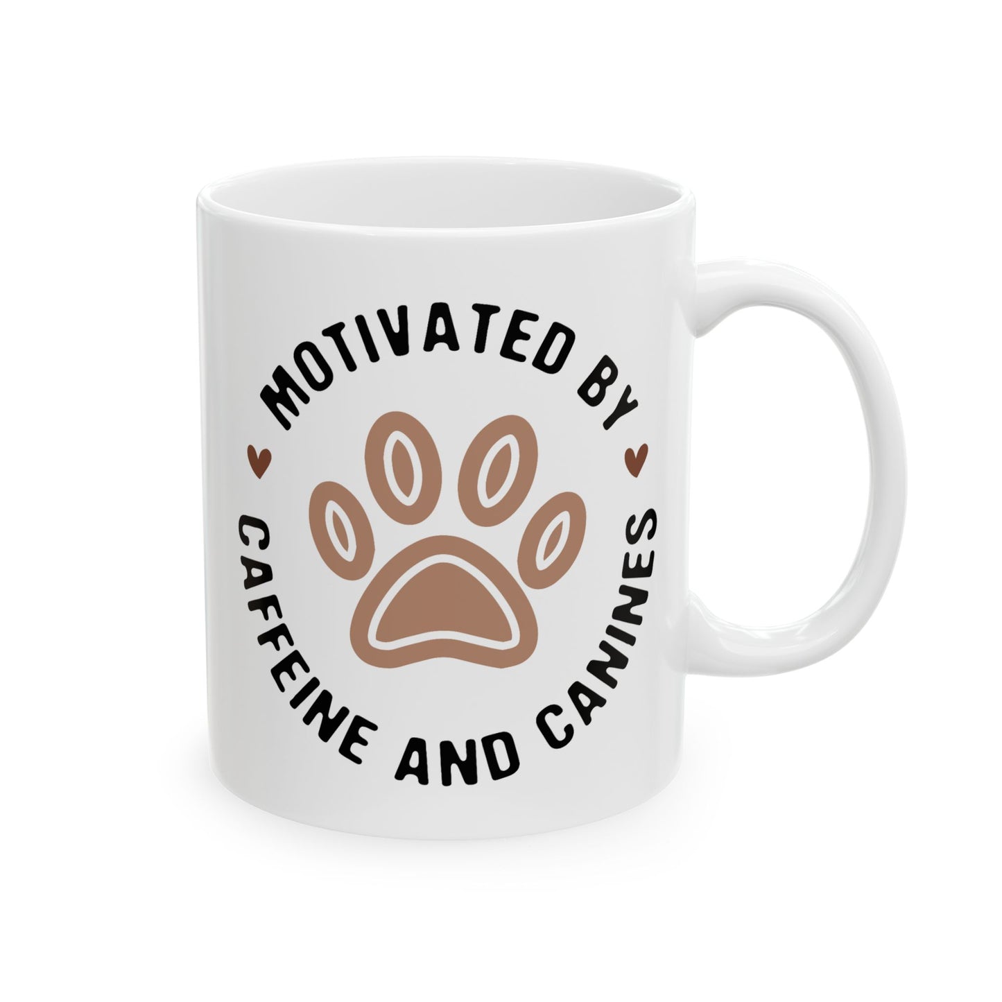 Animal Mug - Motivated By Caffeine and Canines