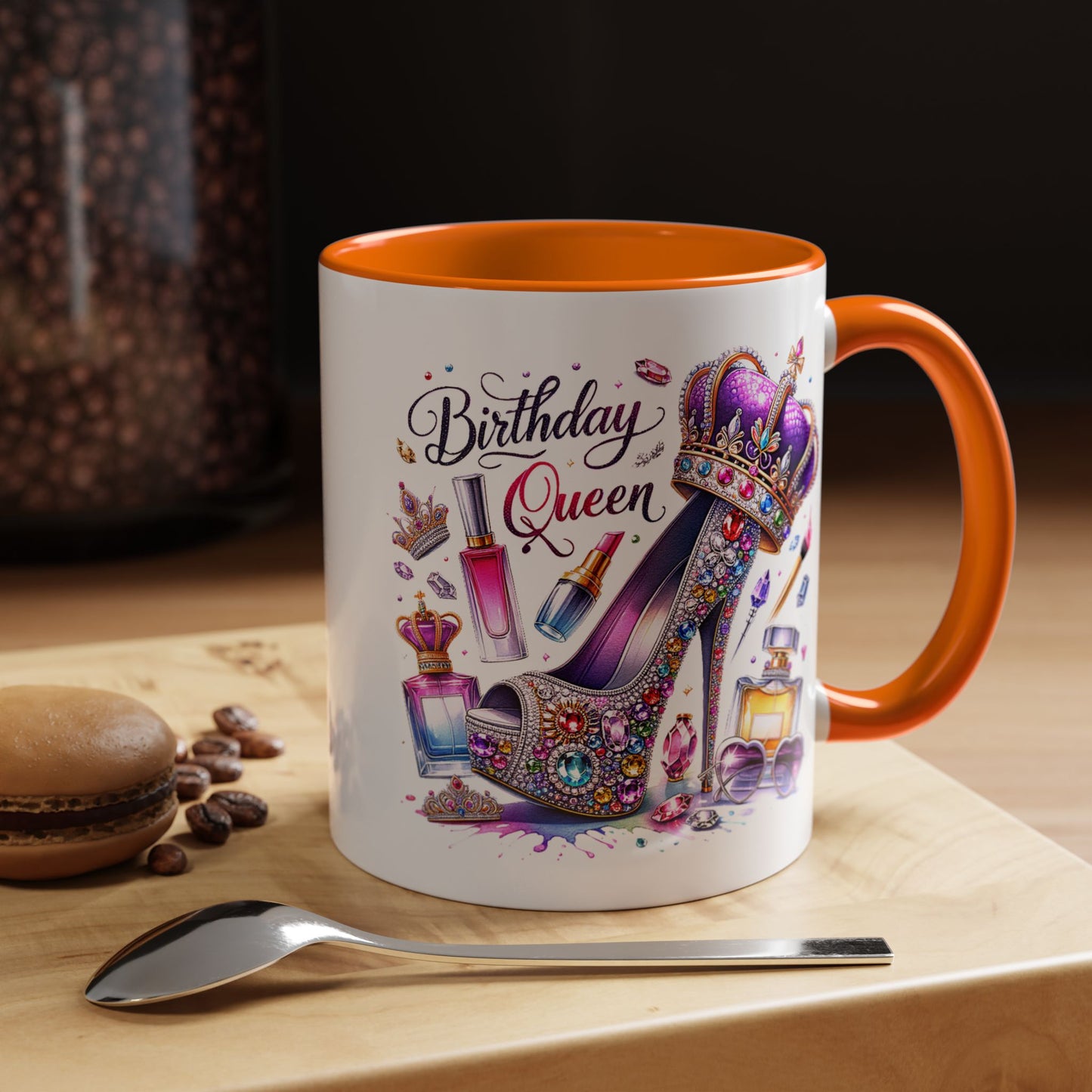Birthday Mug - Birthday Queen Glitter