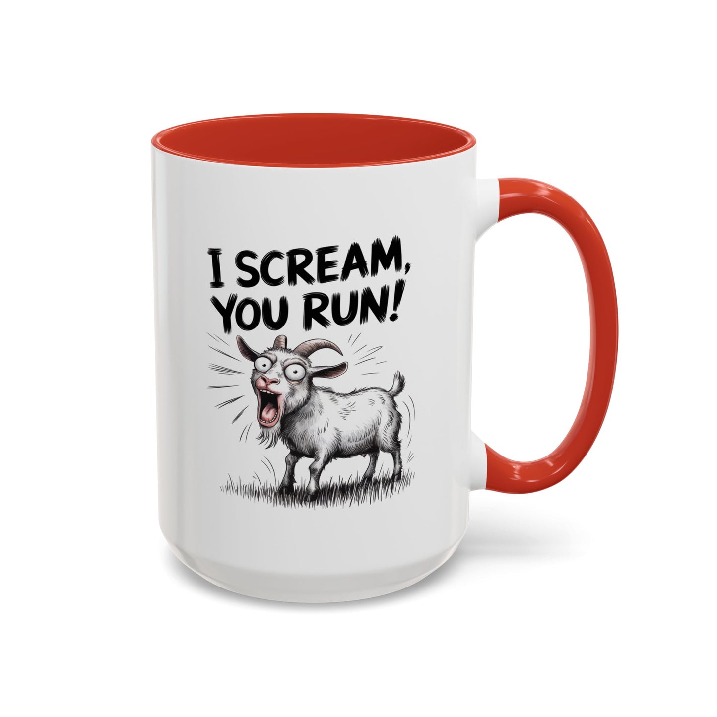 Humor Mug - I Scream, You Run