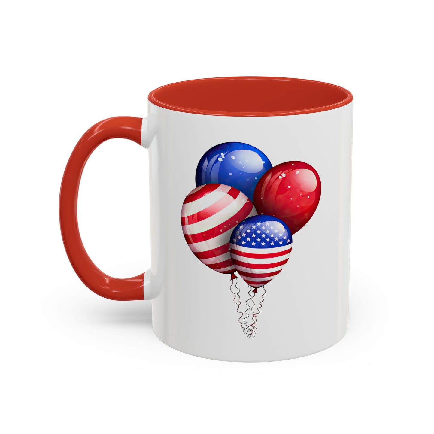 4th of July Mug - American Balloons
