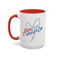 4th of July Mug - America Heart