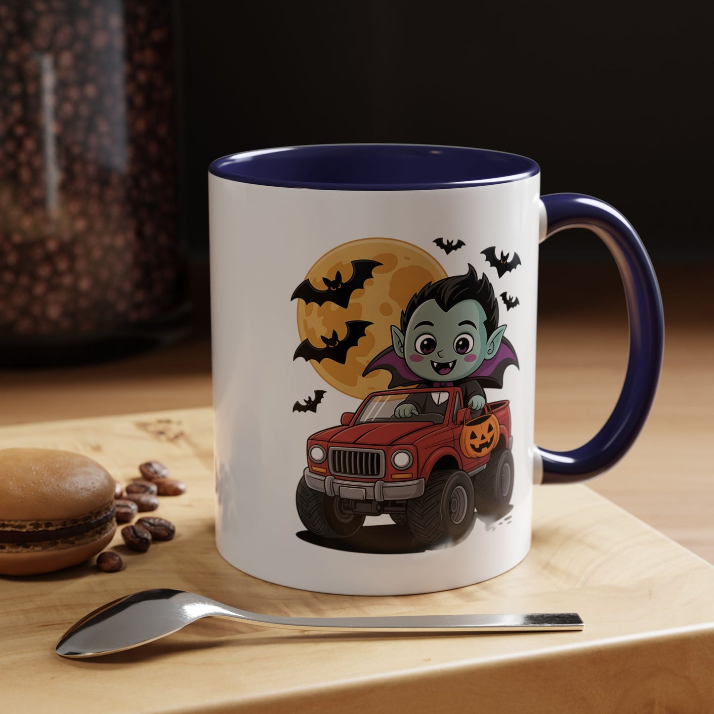 Halloween Mug - Driving Vampire