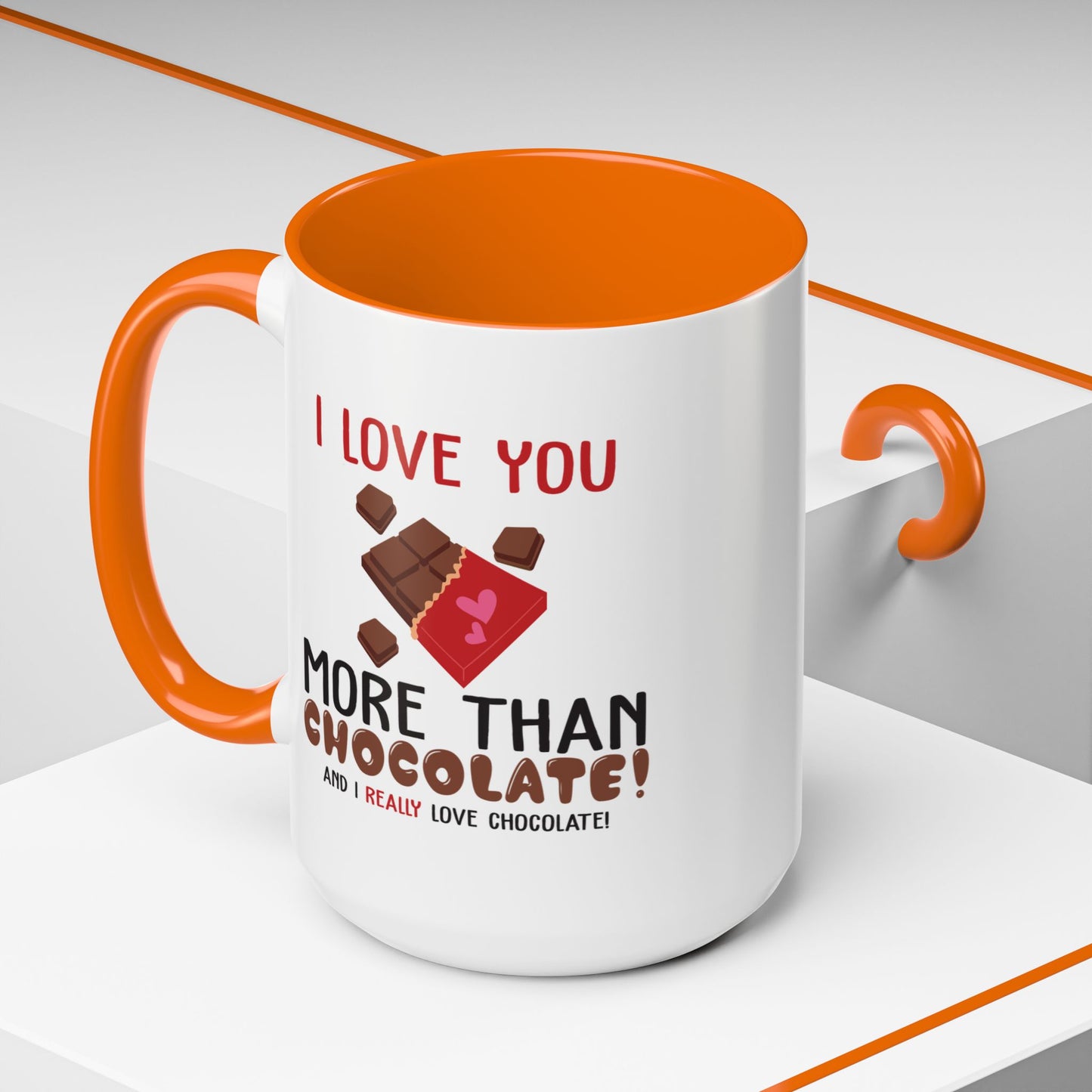 Anniversary Mug - I Love You More Than Chocolate