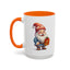 Christmas Mug - Old Gnome with Present