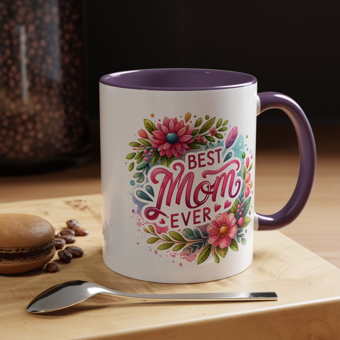 Mother's Day Mug - Best Mom Ever Floral