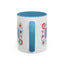 4th of July Mug - USA Preppy Floral