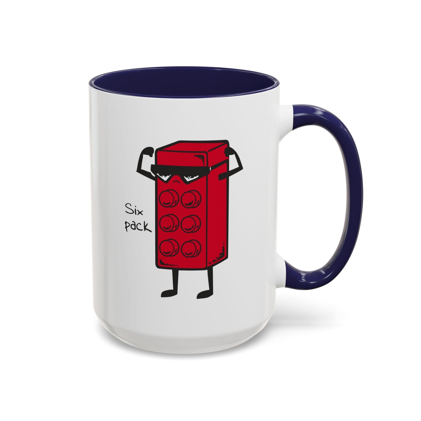 Humor Mug - Six Pack Lego Block