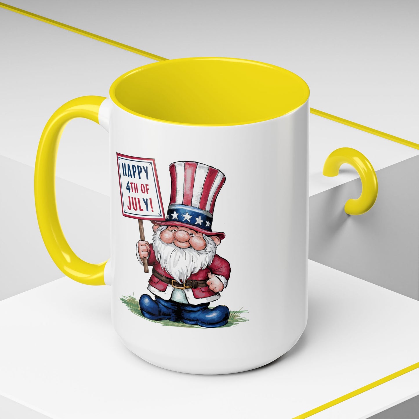 4th of July Mug - American Gnome 8