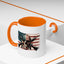 4th of July Mug - Skull Guns Flag