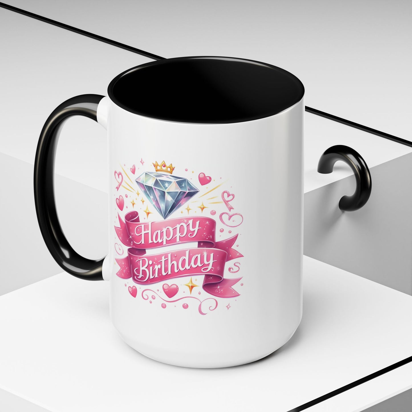 Birthday Mug - Diamond Crown