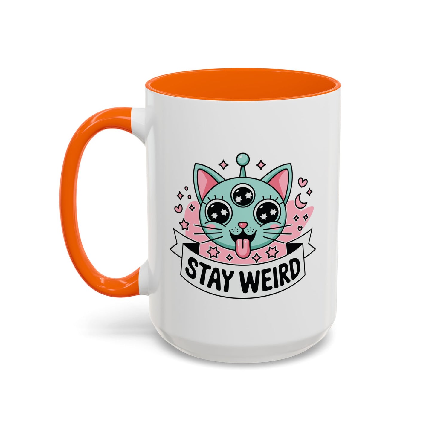 Alien Mug - Stay Weird Alien Cat