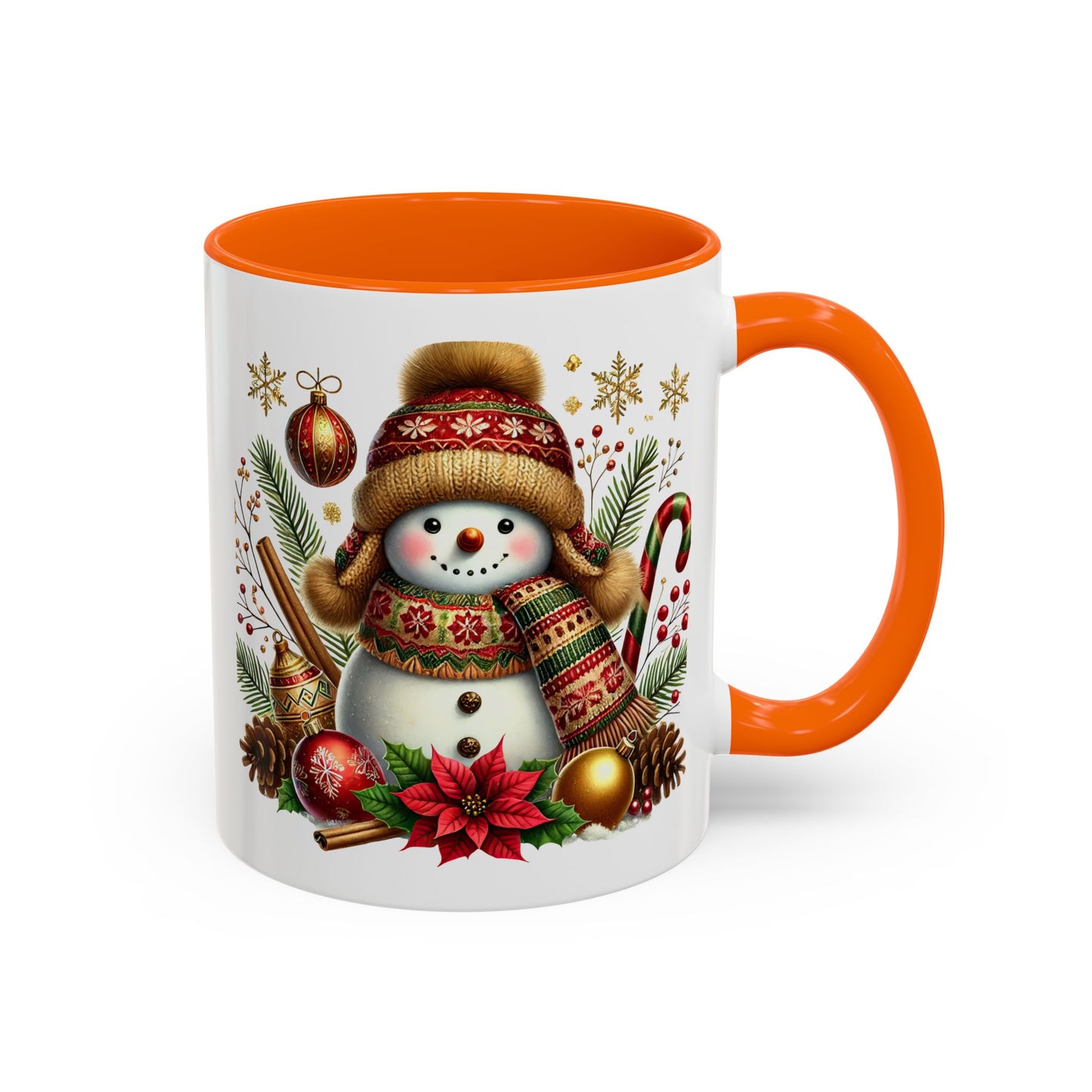 Christmas Mug - Gold Snowman
