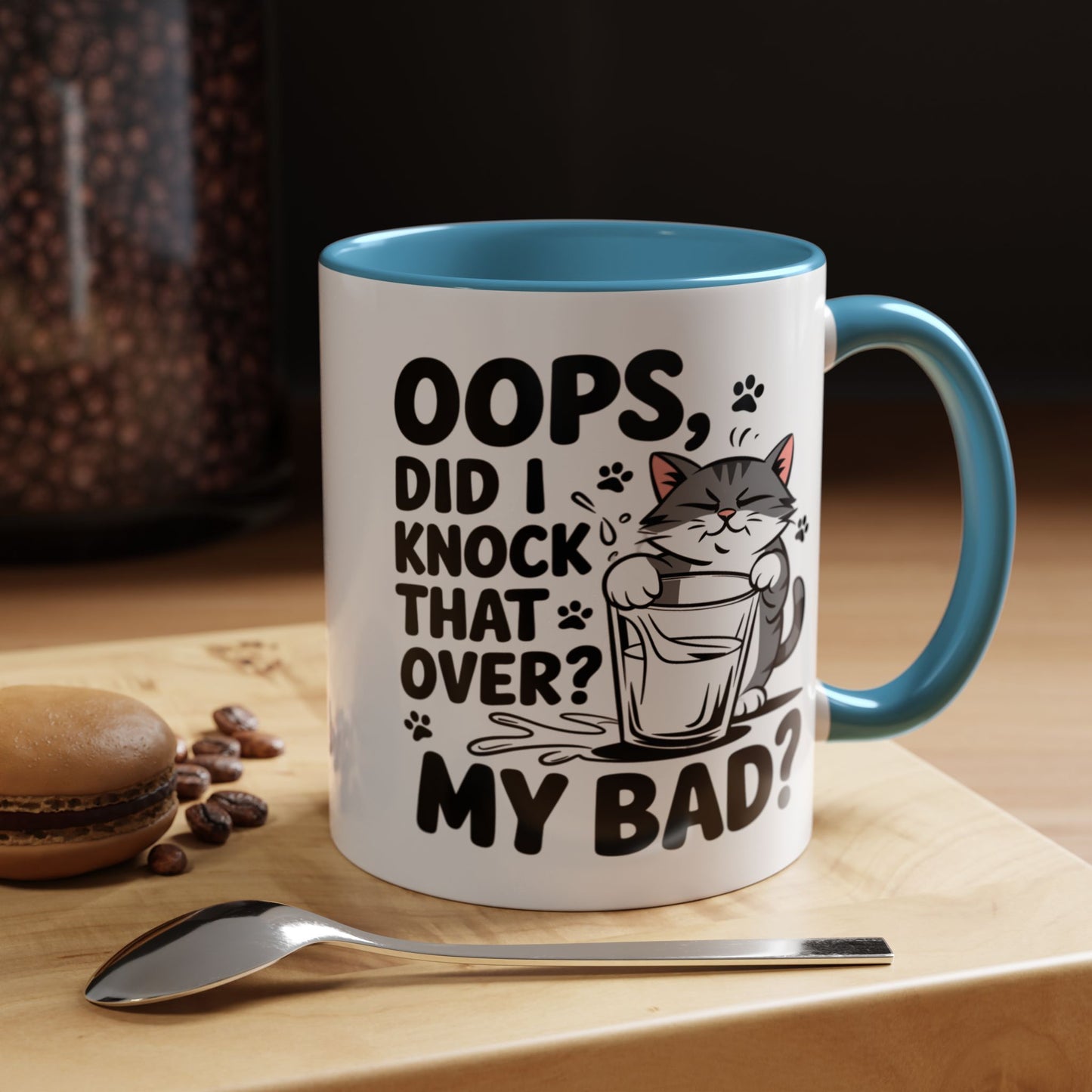 Animal Mug - Oops, Did I Knock That Over