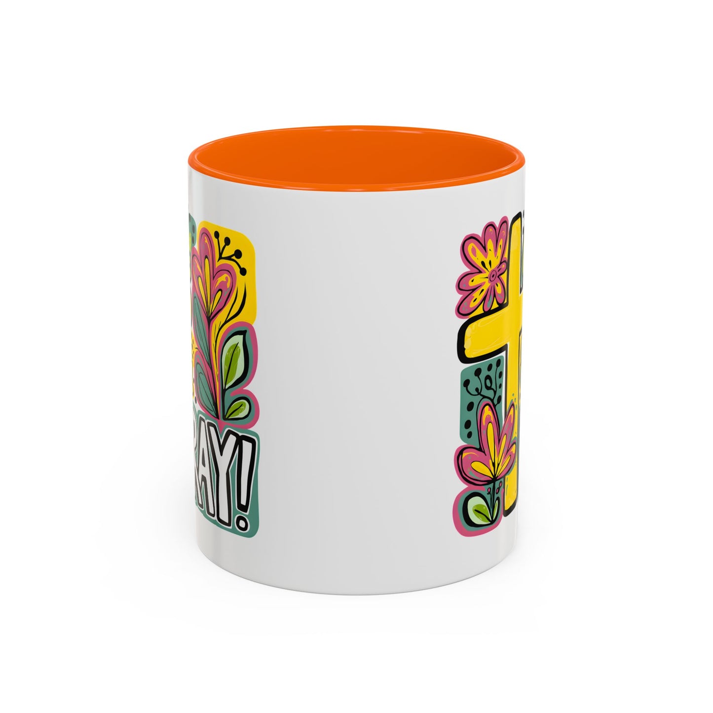 Religious Mug - Pray Cross