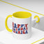 4th of July Mug - Happy Birthday America Retro