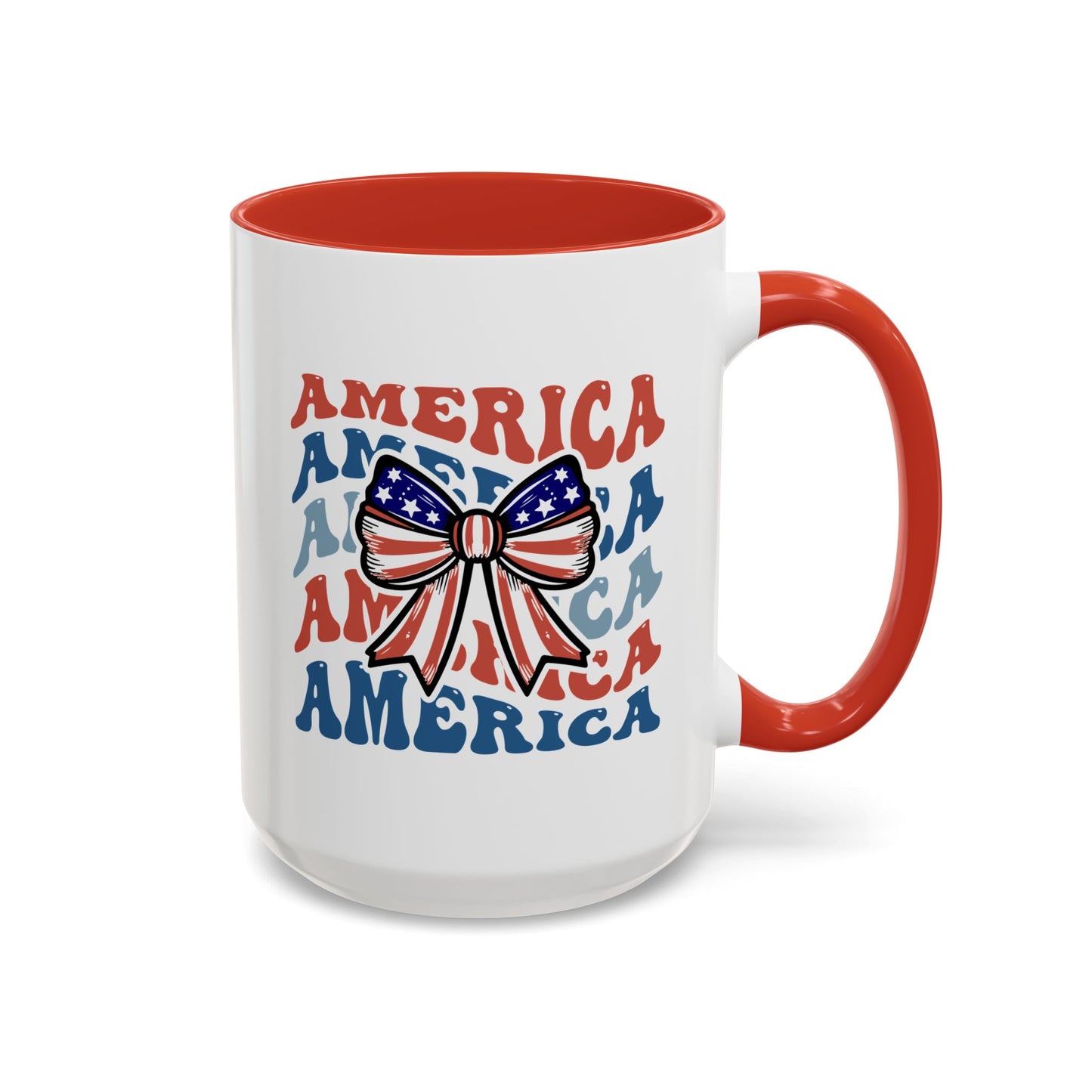 4th of July Mug - America Bow