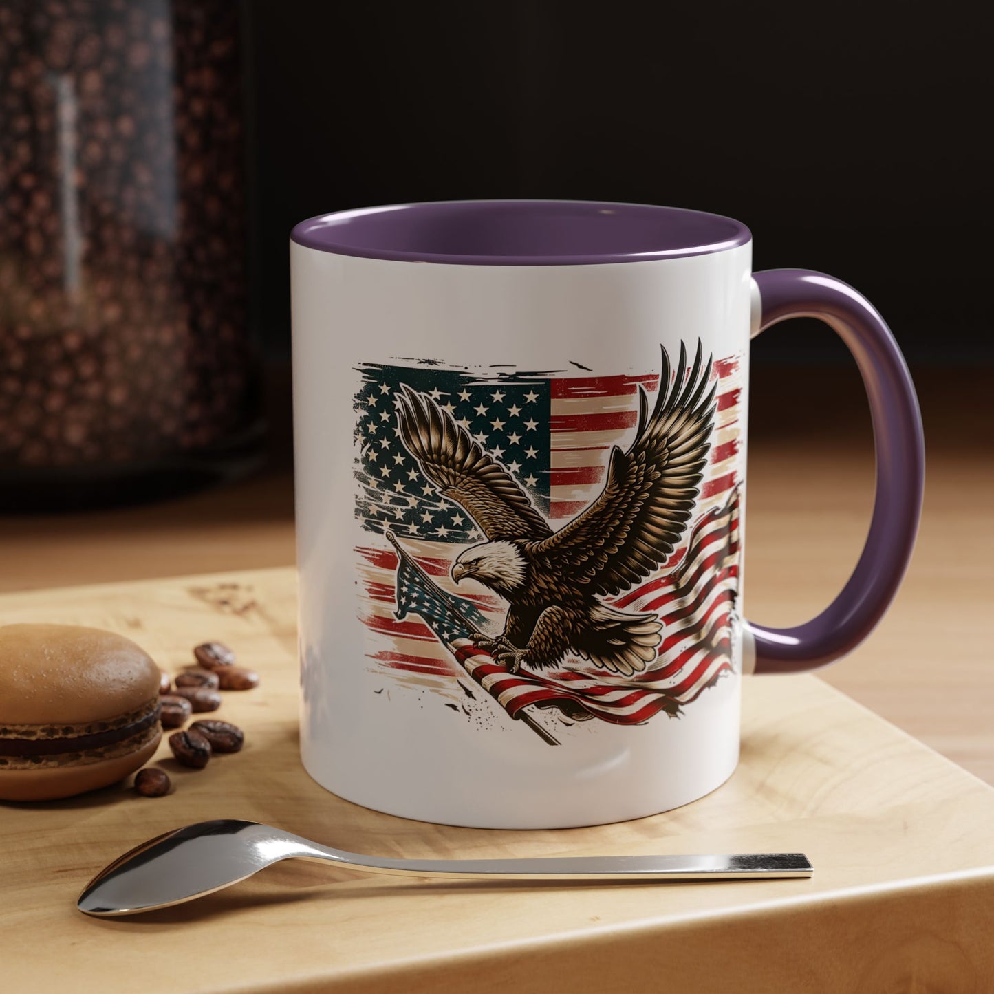4th of July Mug - American Bald Eagle Flag 9