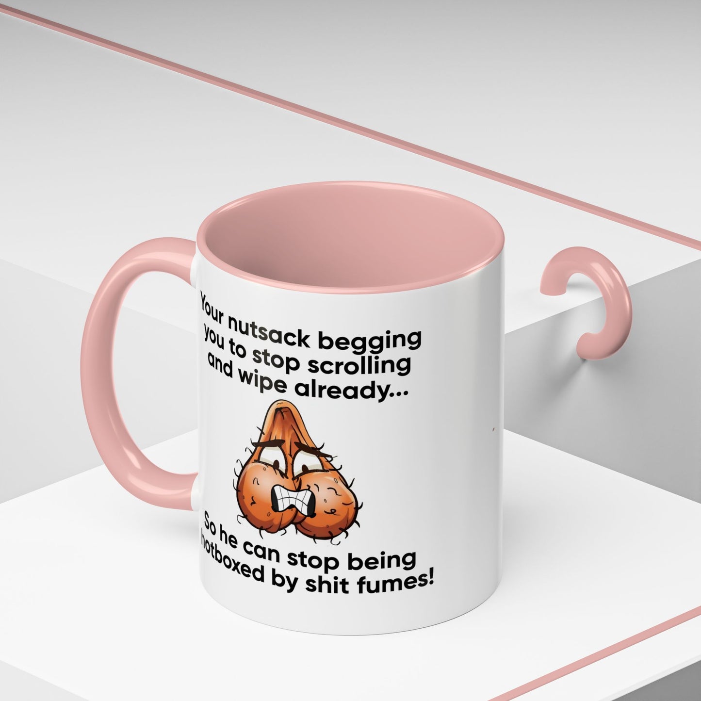 Adult Mug - Your Nutsack Begging You To Stop