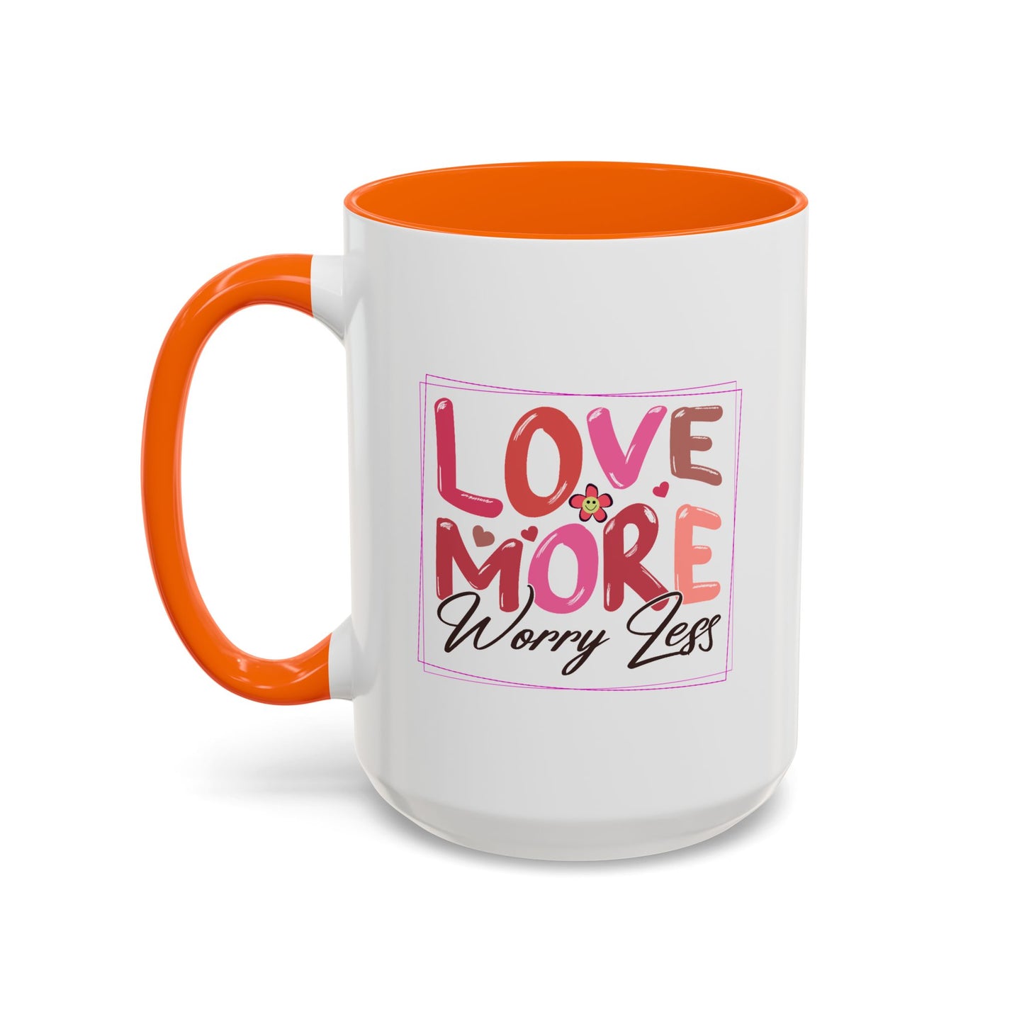 Wellness Mug - Love More Worry Less Frame