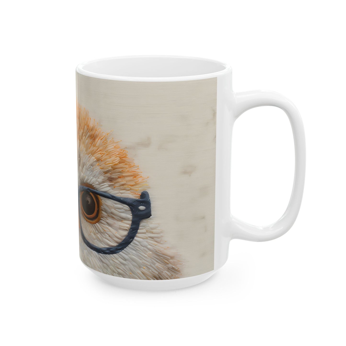Artistic Mug - Felted Owl